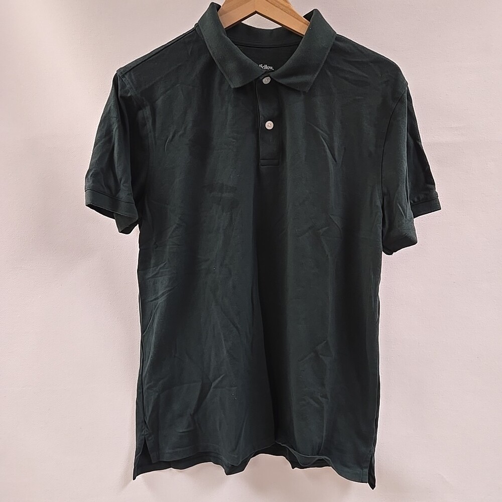 Goodfellow Co Short Sleeve Loring Polo Shirt Mens Large Green Standard Fit